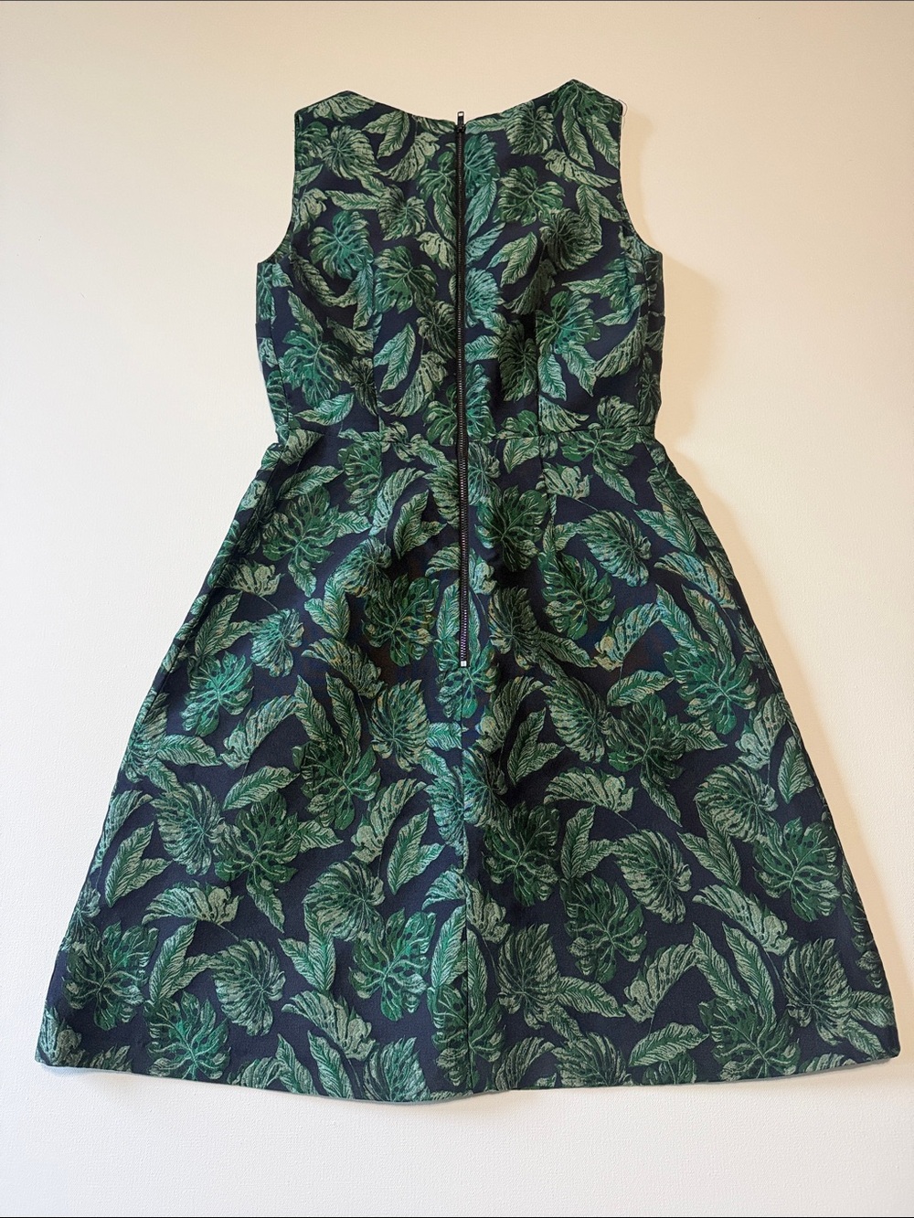 Sam Edelman Womens Palm Blue Green A-Line Dress Blue Sz 0 - Picture 2 of 8